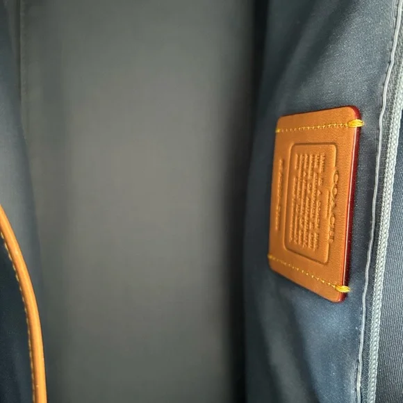 Coach Large Rowan Satchel in Signature Denim.